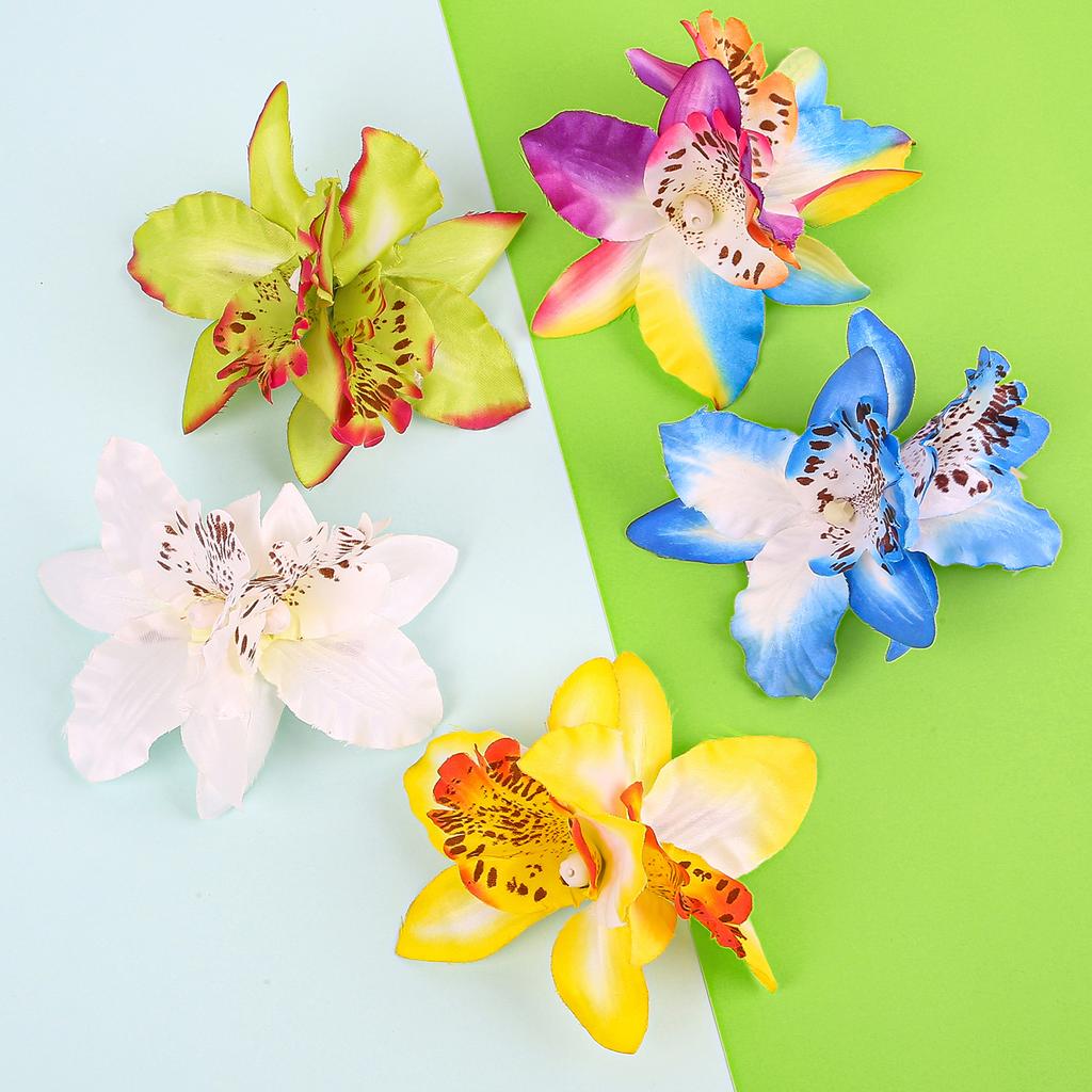 Modische simulierte Blume Haarspangen Haarnadeln für Frauen Orchidee floral Haarspangen Clips für Mädchen Damen Koreanische Haaraccessoires