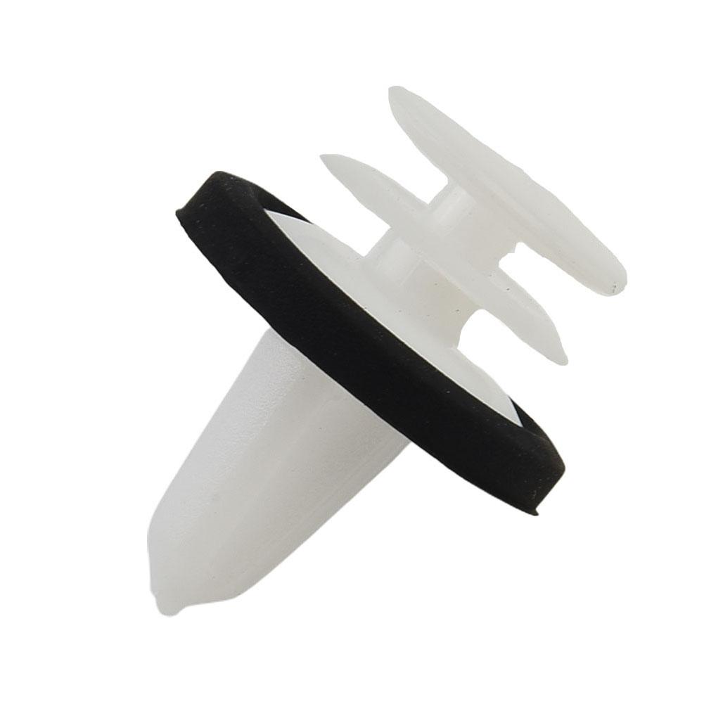 White Door Panel Clips with Sealer Perfect for Ford W713297 S300 Set of 20