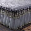 Dustproof Coverlet Single Piece Bed-linen Lace Washed Cotton Wear-resistant and Durable High End Non Slip Bed Sheet for Bedrooms