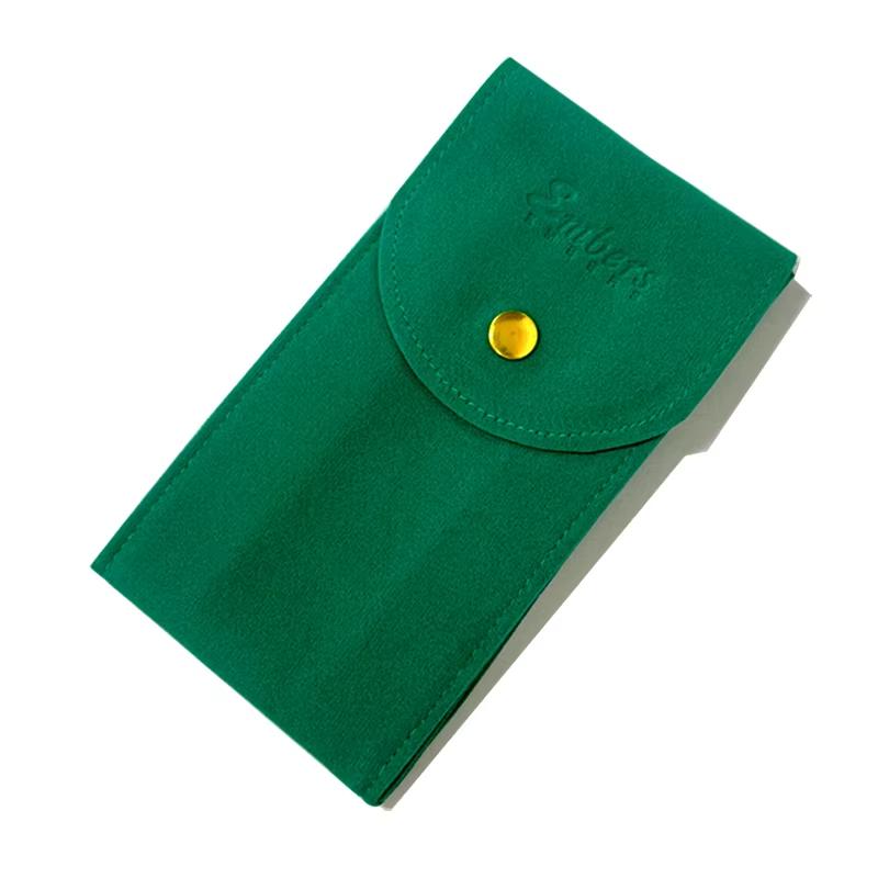 Embers Watch Bag Blue and Black Flannelette Gift Bag Travel Storage Case Durable Portable Watch Dust Protection Case