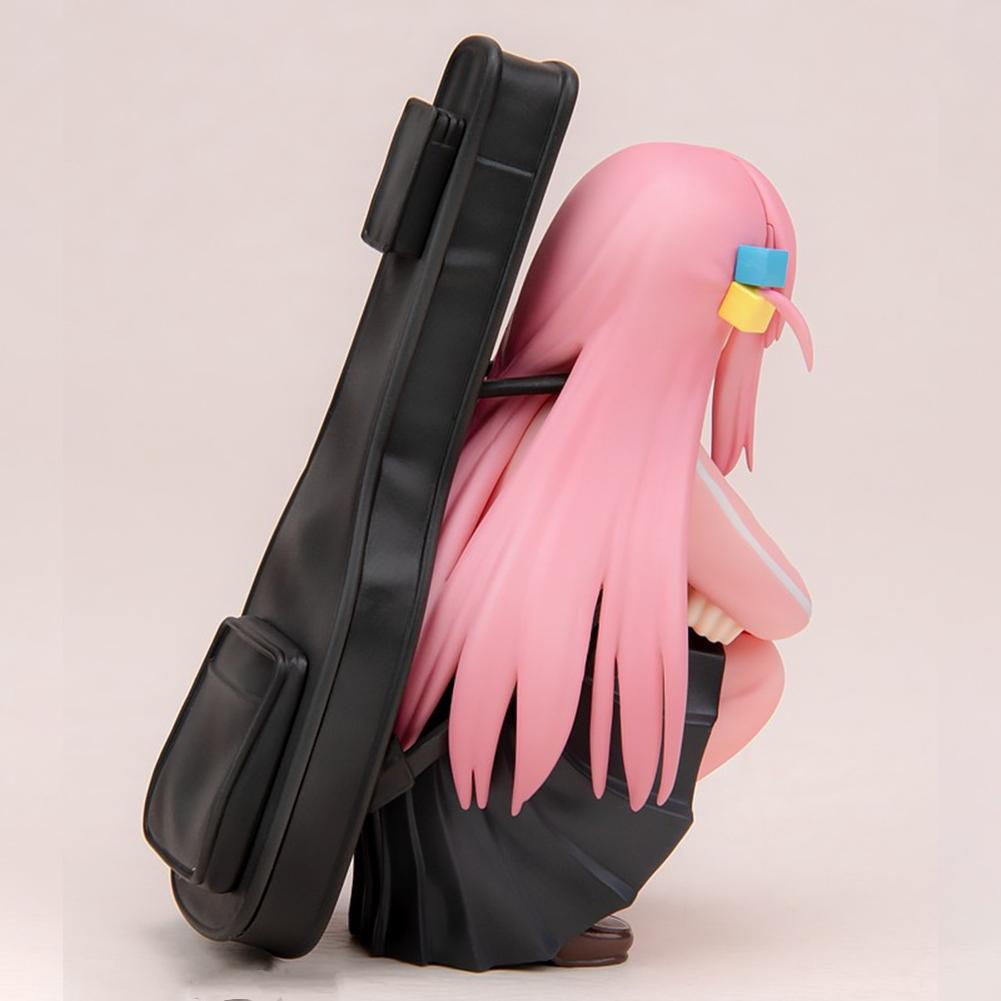 Anime Figure Gotoh Hitori Action Figure Guitarist Girl Figure Guitar Performance Scene Model Collections Model Doll Toys 8cm