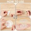 6pcs Round Transparent Acrylic Minifigure Display Stands Model Display Riser for  Figures Makeup Clear Finished Product: 7x5.15cm