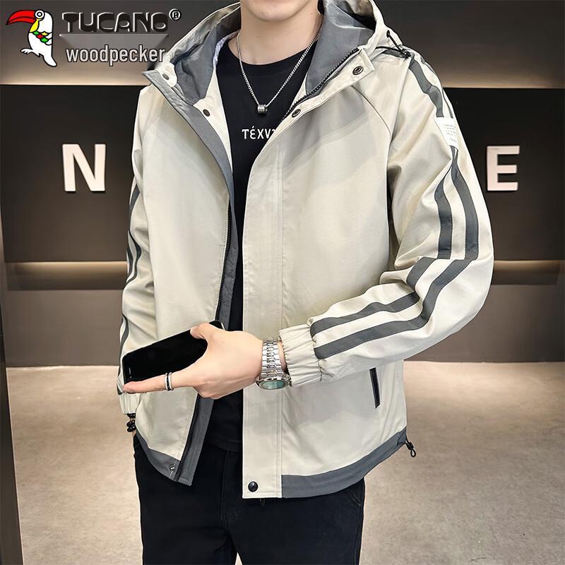 Tucano Men's Hooded Workwear Casual Jacket