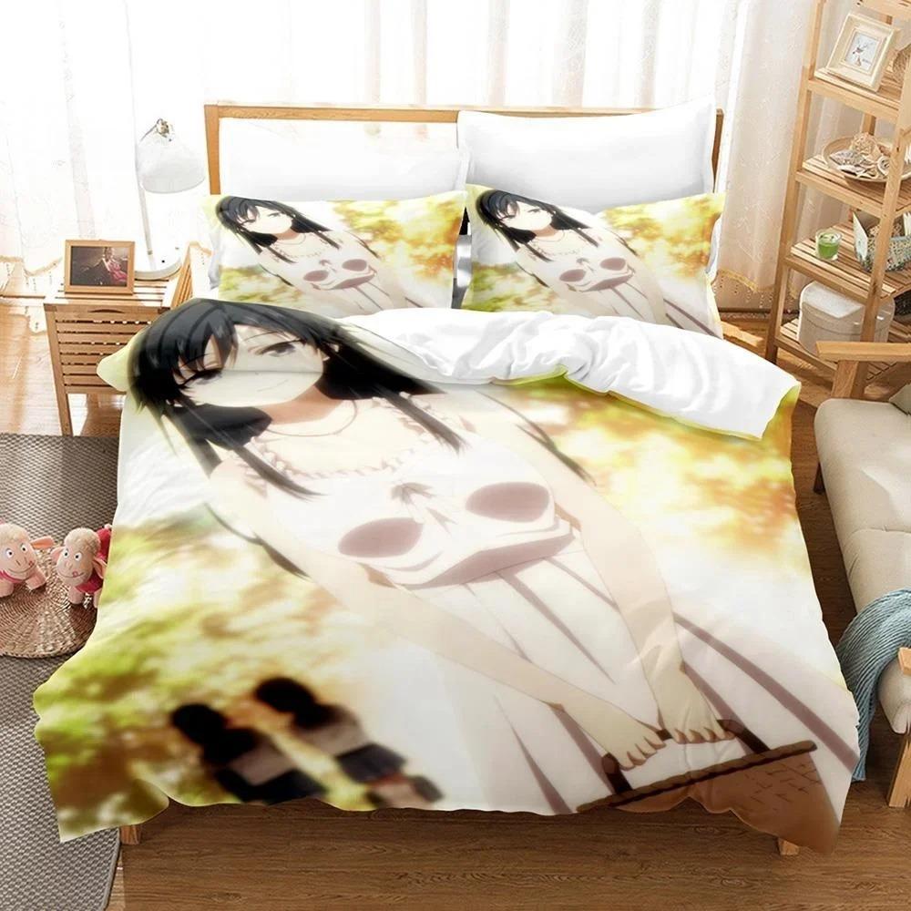 Anime Ore O Suki Nano Wa Omae Dake Kayo Bedding Set Single Twin Full Queen King Size Bed Set Adult Kid Bedroom Duvetcover Sets