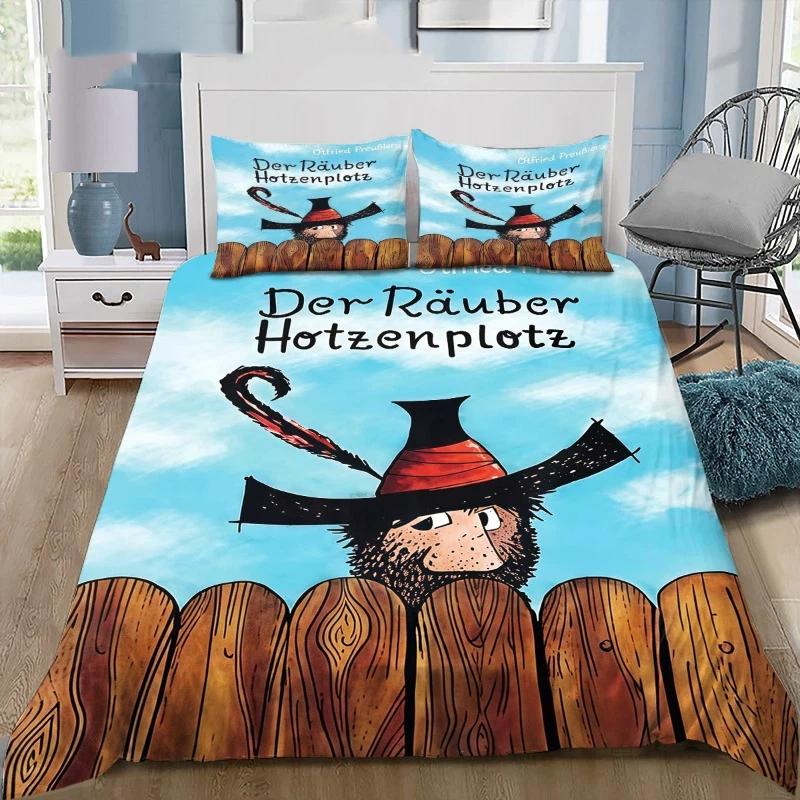 Der Rauber Hotzenplotz Bedding Set Kasperl Duvet Cover Set German Cartoon Kids Bedding With Pillowcases 50x75cm Customizable Siz