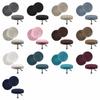 Washable Thick-fiber chair cover Fitted Elastic Round Stool Cover Removable Easy Clean Universal Stool Cover Bar Setting