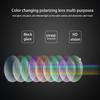 Photochromic Sunglasses Driving Use Fishing Chameleon Spectacles Change Color Sun Spectacles UV 400 Protection Eye Spectacles Outdoor Accessories