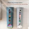 Kitchen Household Storage Organizer Bag Holder Dispenser Easy Wall Mount Bag Kitchen Organization Holder Supplies