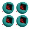 4PCS Green Rubber Billiard Chalk Holder Snooker Table Chalk Container Cap Accessory