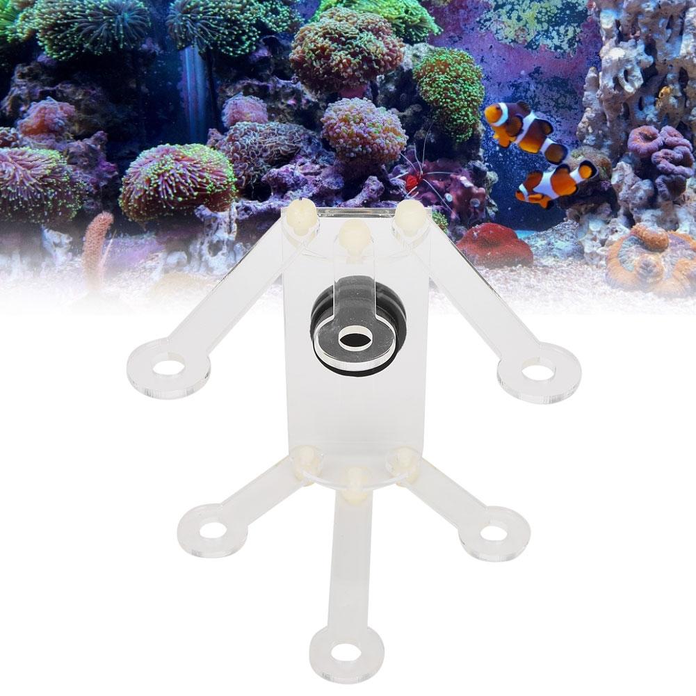 6 Hole Aquarium Fish Tank Coral Rack Bracket Acrylic Coral Frag SPS Rack Bracket