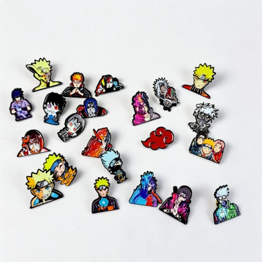 Cartoon Anime Dragon Ball Funny Metal brooch badge accessory Character Creative DIY Assembly Pin Clothes Decorative Jewelry Gift Presents Friends toy