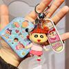 Genuine Crayon Shin-chan Kung Fu Keychain Backpack Pendant Anime Doll