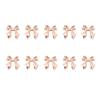 3D Metal Bows Nail Charms Nail Jewels Ribbow Bowknot Nail Art Decorations Nail Stud Nail Art Accessories for Women Girls