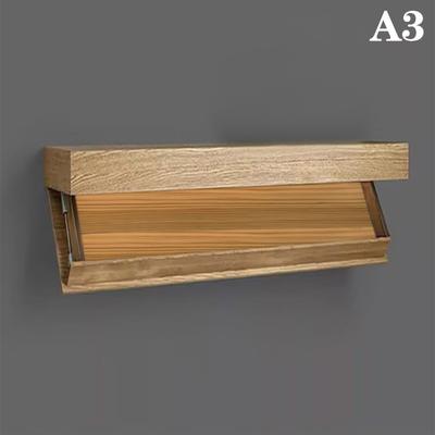 Magicflap Designer Shelf With Secret Compartment Concealed Floating Shelf Wall-Mounted Storage Solution Hidden Furniture
