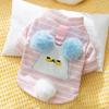 Pet Clothes Autumn and Winter Warm Dog Clothes Cute Bear Traction Sweater Fleece Puppy Cat Clothing