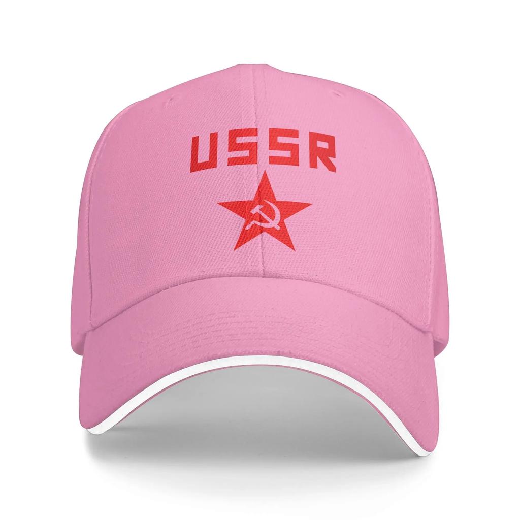 USSR Soviet CCCP Russian Casual Baseball Cap Summer  Trucker Hat Wholesale Kpop Rock Snapback Cap Unisex Unisex Funny Baseball Caps