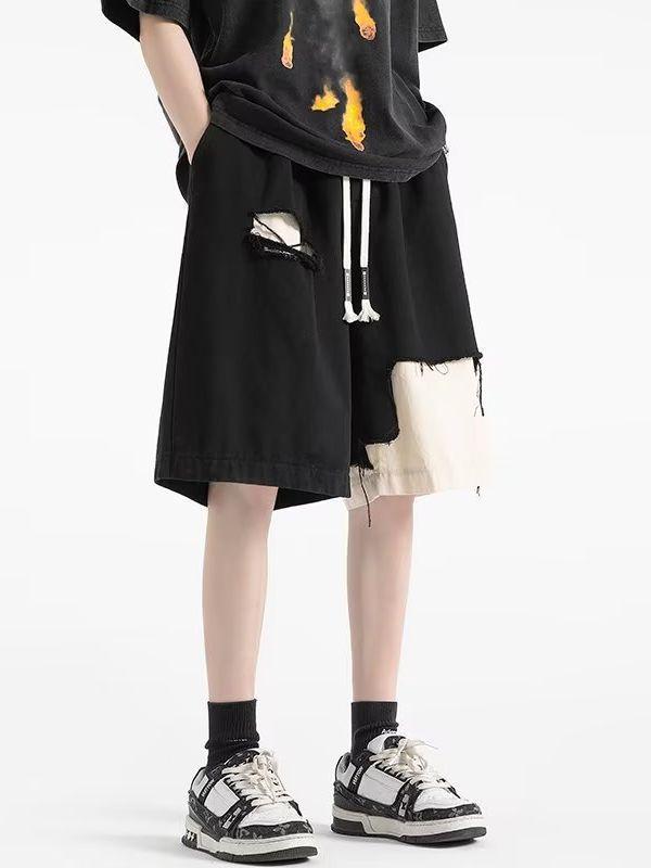 Men's Japanese-Style Loose Fit Retro American Casual Summer Work Shorts