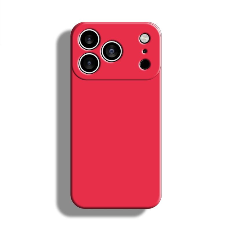 

Чехол для iPhone 17 Pro Max Для Apple iPhone 17 Pro Чехол Жидкий Силиконовый Каучук Ударопрочный Бампер Для iPhone 17 Air iPhone17 Pro красный