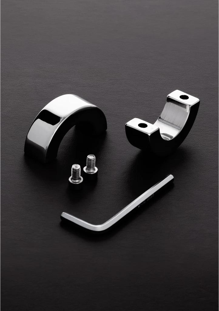 Steel - Oval Testicle Stretcher 2.0 Cm