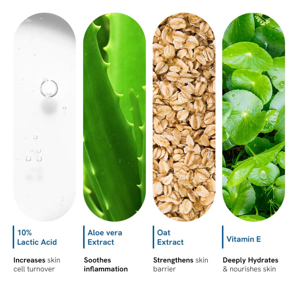 Be Bodywise 10% Lactic AHA Exfoliating Body Scrub 200g | Tan Removal & Soft-Smooth Skin | De-Tan Bathing Scrub with Centella Water & Aloe Vera, Remove