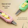 Compact Magnetic Safety Craft Knife