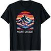 Retro Mount Everest Landschaft Sonnenuntergang T-Shirt