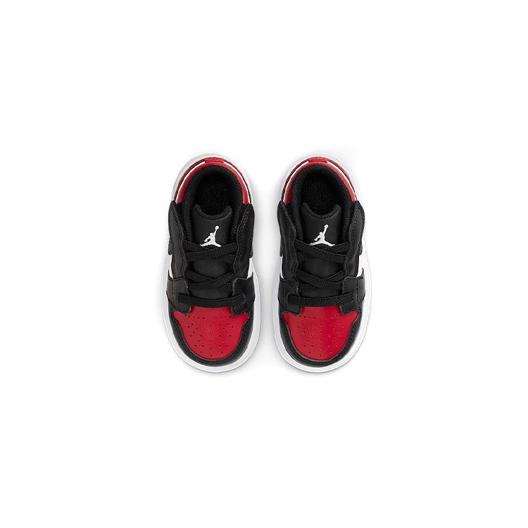Air Jordan 1 Low ALT TD Bred Toe Baby Sneakers Gym-Red White Black CI3436-612