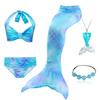Fancy Mermaid Tail Girls Mermaid Tail for Swimming Costume Mermaid Costume Swimwear Swimsuit Cosplay Birthday Party Halloween