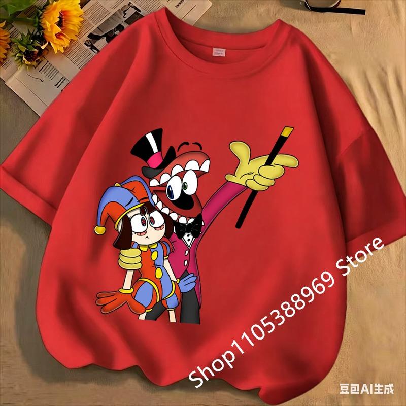 Divertente Sei Sette Cervello Marcio Italiano 67 Grafica Numerica Stampa T-Shirt Bambino/Bambina Estate Manica Corta Bambini Larga Comoda T-shirt Top