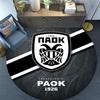 PAOK pattern round rug,Carpet Rug for Living Room Bedroom Playroom ,Non-slip Floor Mat,Holiday Gifts and Birthday Gifts.