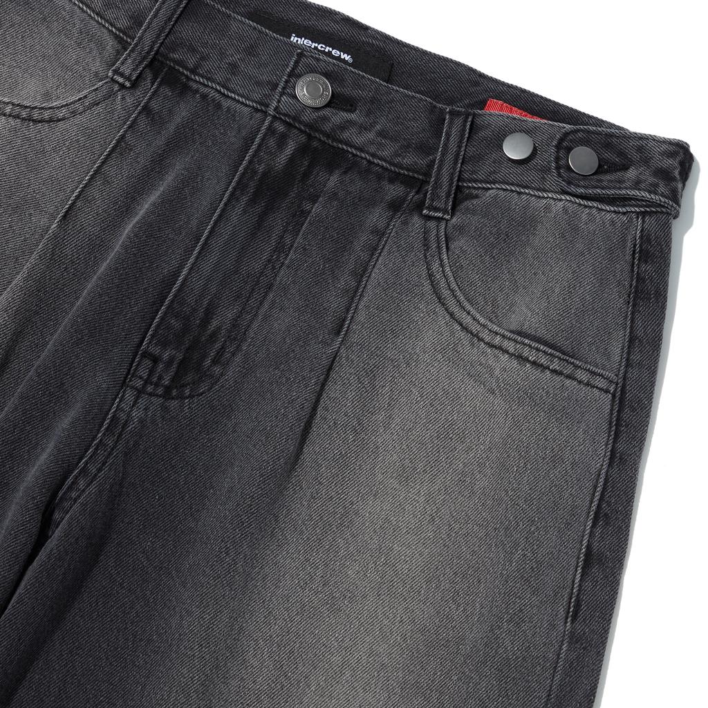 INTERCREW Women'S Long Breath Grey Denim Pants D Grey Itz3El54Adg
