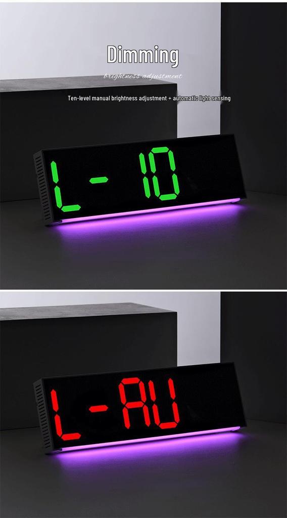 Multifunctional LED Digital Alarm Clock - Stylish Desktop & Living Room Dual Use 5527