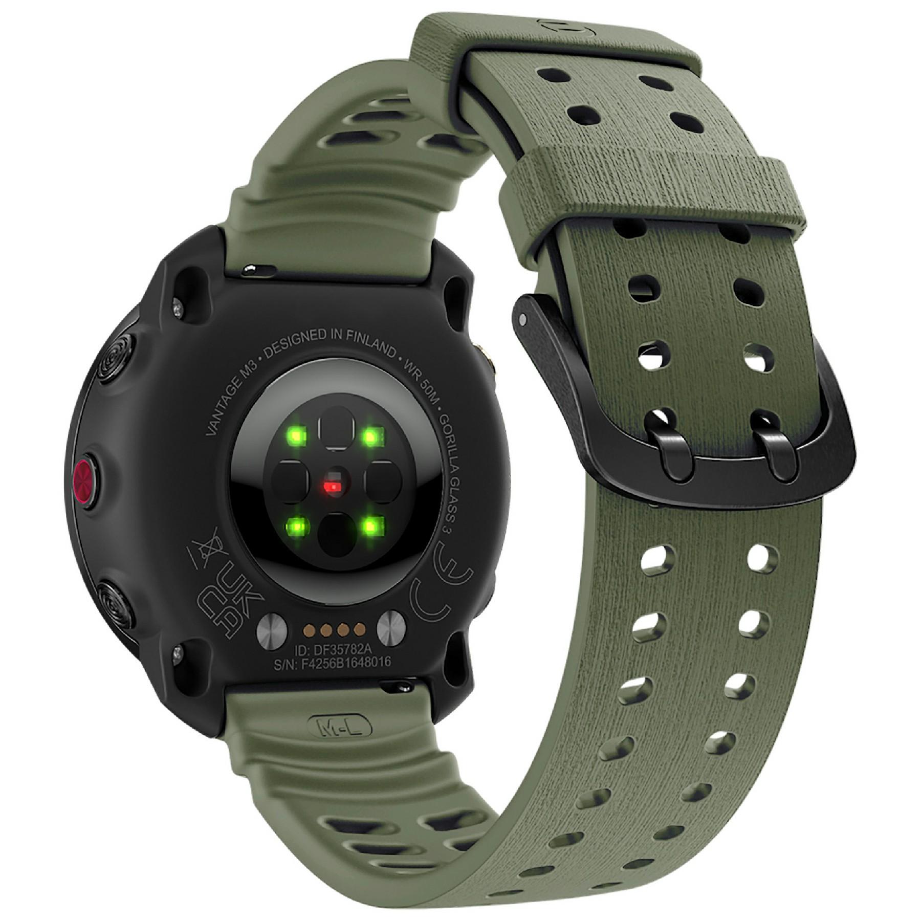 

Для Polar Vantage M3 Запасний ремінець для годинника Силіконовий регульований браслет Army Green