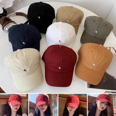 Casual Breathable Baseball Cap Embroidery Adjustable Snapback Hat Spring Summer Outdoor Peaked Hat for Men Women