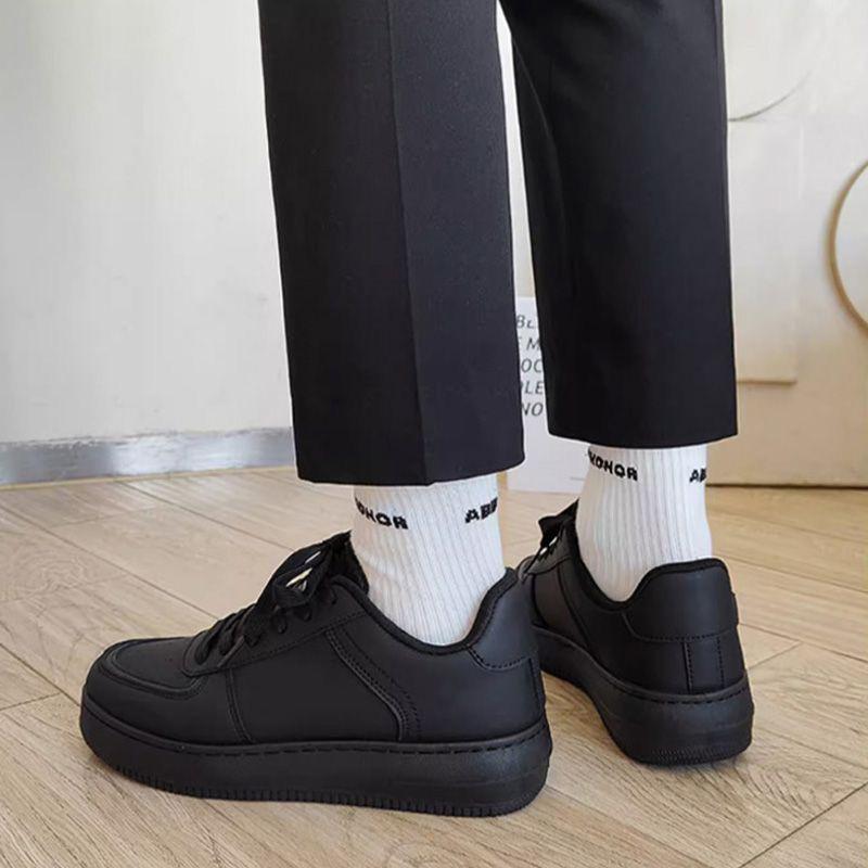 2024 Men's Breathable White Summer Sneakers – Versatile Casual Shoes for Teens and Students