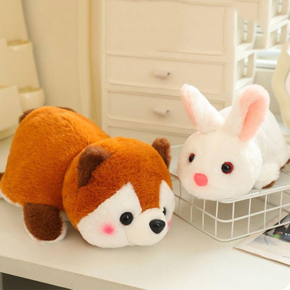 

Stuffed Animal Rabbit Plush Doll Double-Sided Transform Capybara Christmas Birthday