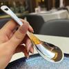 Hammer Spoon Stainless Steel Home Business Dining Scoop High Appearance Level Retro Soup Spoon Dessert Scoop Kitchen Tableware