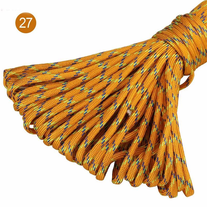 5/10/20M 5mm Parachute Cord 7 Core Strand Ropes Camping Tent Rope for Outdoor Bundling Bag Climbing Cords DIY Material
