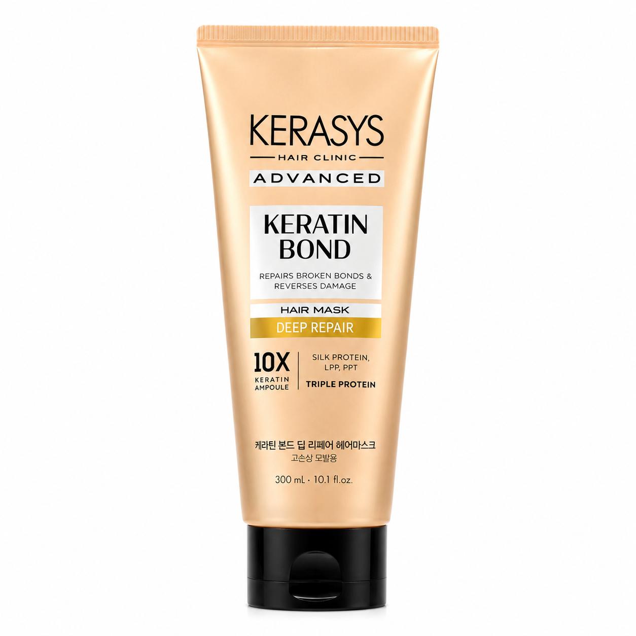 Kerasys Advanced 10X Keratin Bond Deep Repair Hair Mask Pack 300ml*1Pc/2Pcs 1Pc