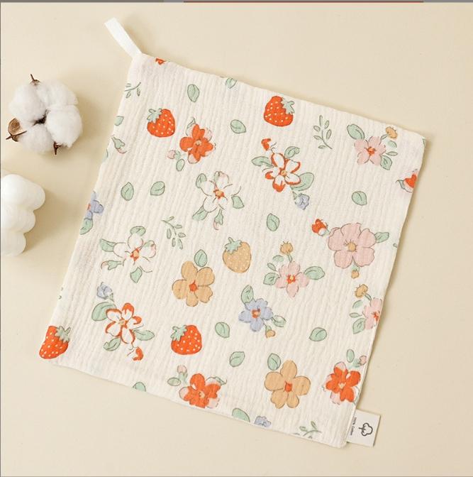 Newborn Face Towel Baby Face Cloth Baby Bath Towel Handkerchief Cotton Burp Cloth Soft Absorbent Gauze Kindergarten Washcloth