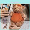 Adorable Halloween Pumpkin Bear Plush Toy Soft Pp Cotton Stuffed Animal Gift