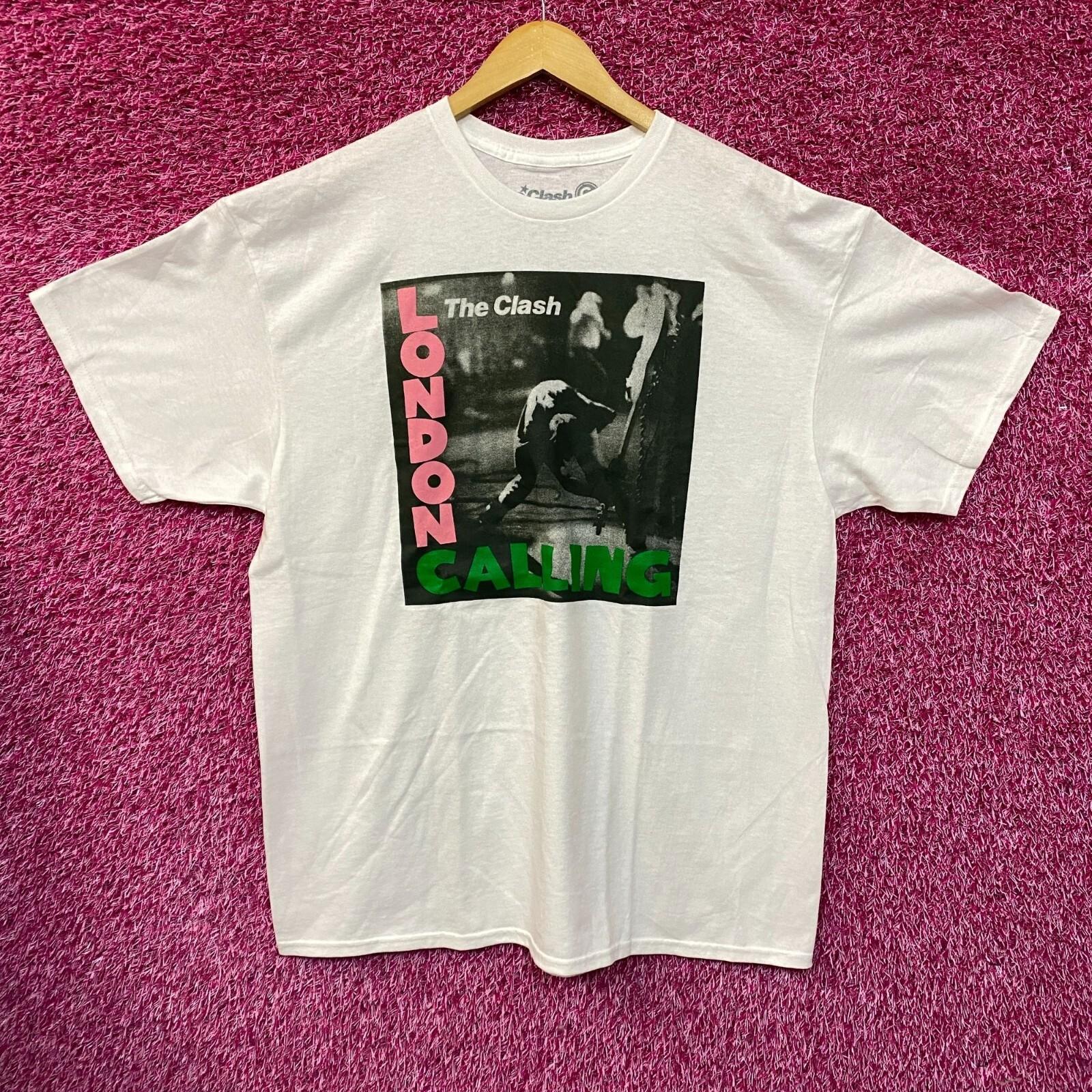 The Clash London Calling Album Cover Post Punk Band Tee extra large S