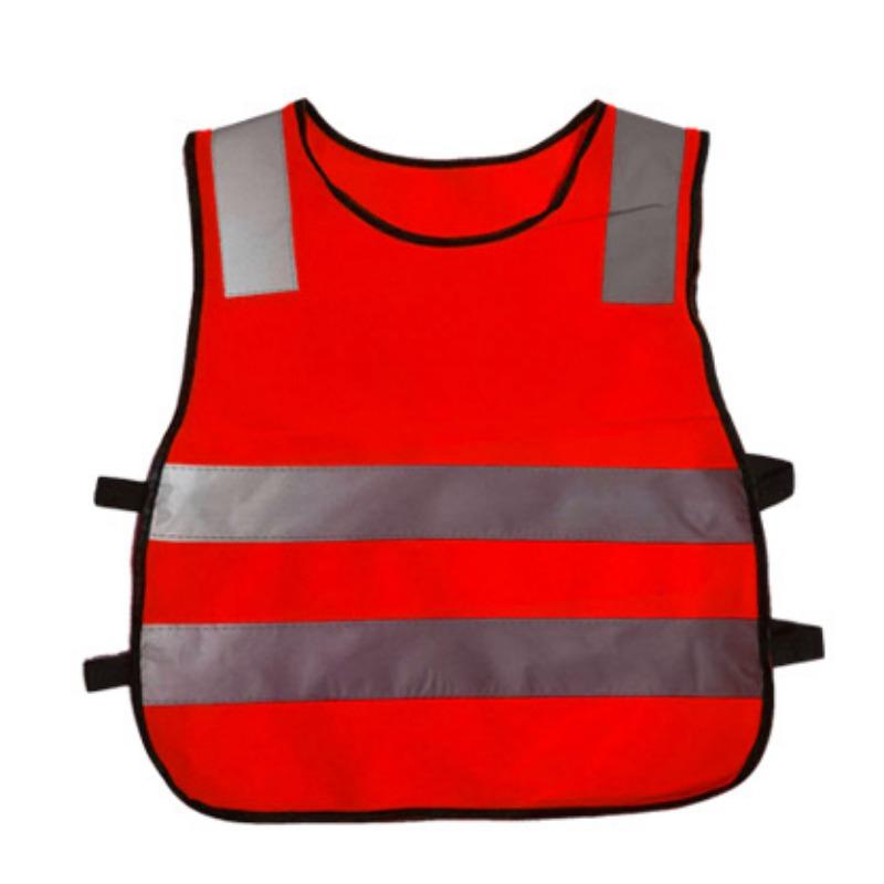 

1 комплект регулируемых светоотражающих жилетов унисекс, безопасный велосипедный жилет, пояс для дорожного движения, высокая видимость, ночной бег