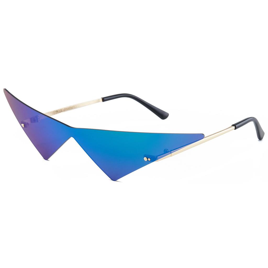 Stylish Frameless Triangle Sunglasses for Halloween, Christmas & Hip Hop Parties