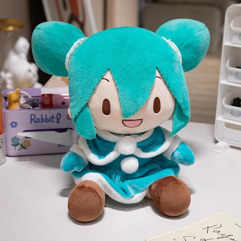 Peluche Hatsune Miku di Grandi Dimensioni Peluche Ripieno Bambola Cartone Animato Anime Stile Giapponese Peluche Hatsune Miku Decorazioni per la Casa Regali di Compleanno Ragazza
