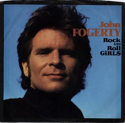 7inch Record JOHN FOGERTY  Rock And Roll Girls 729053PROMO Warner Bros. Re 1985 US Rock Used