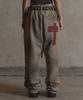Garter Gallery Side Logo Cross Dirty Sweat Pants_Beige