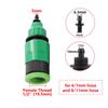 Gartenschlauchanschluss 1/4" 3/8" Schlauch Schnellkupplungen 4/7mm 8/11mm Dorn Wasserrohrverbindungen Bauernhof Hof Tropfbewässerungsadapter 5/10 Stück