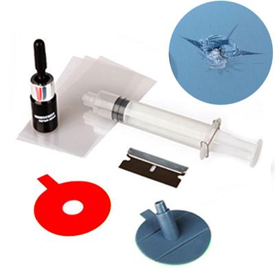 Car Windshield Repair Kit Tools DIY Auto Glass Windscreen Repair Set Give Door Handle Protective Decorative Stickers