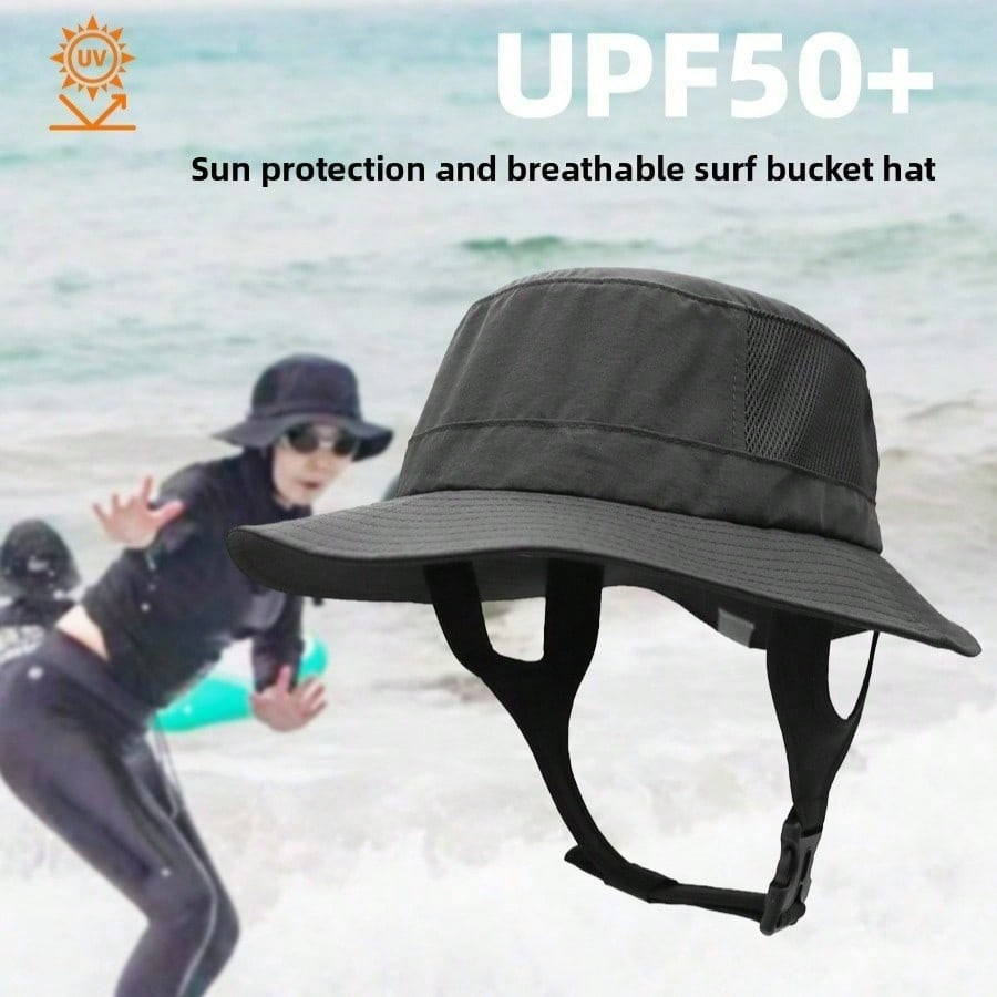 Wide brim sun hat foldable hiking fishing hat men's sun protection fisherman hat